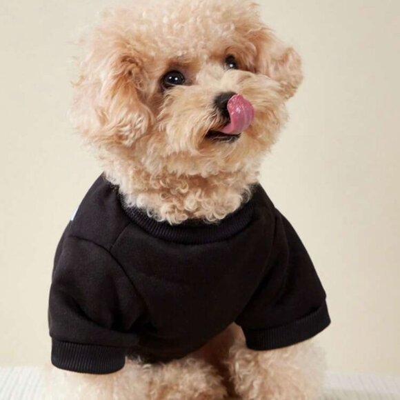 New PETSIN Dog "The Furry Face" Printed Crewneck Sweatshirt S, M, L - Picture 5 of 12